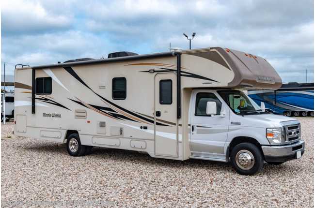 2017 Winnebago Minnie Winnie 31K W/ Ducted A/C, Power Patio Awning, Oven, Glass Shower Door, O/H Bunk &amp; More