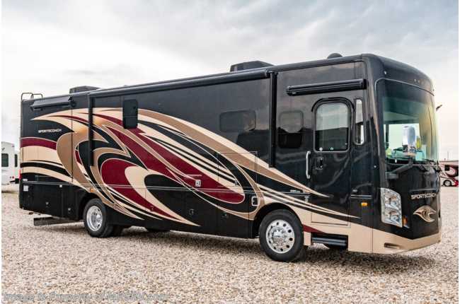 2018 Coachmen Sportscoach 360DL Luxury Diesel Pusher W/ Tilt &amp; Telescope Steering, Stack W/D, Fireplace, Ext. TV, Dual Pane Windows &amp; More