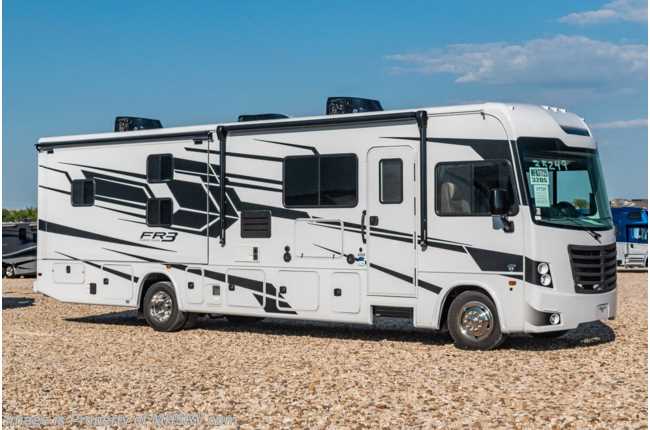 2023 Forest River FR3 32DS Bunk Model W/ 4 Point Hydraulic Leveling Jacks, Power Patio Awning and Ext. Shower