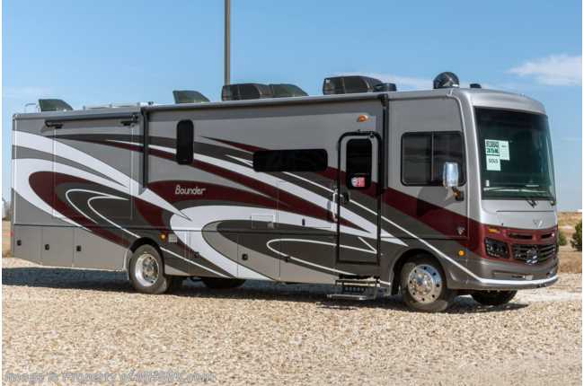 2022 Fleetwood Bounder 35K W/ Oceanfront Collection, W/D Combo, Collision Mitigation, King Satellite