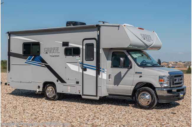 2022 Coachmen Cross Trail XL 23XG W/ Ext. Entertainment, Upgraded A/C, Equalizer Stabilizing Jacks, Side View Cams &amp; Spare Tire
