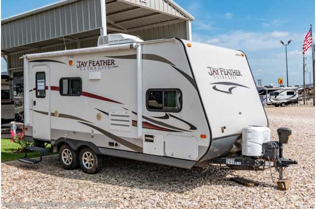2013 Jayco Jay Feather m197 W/ Aluminum Wheels, Power Patio Awning, Booth/Sleeper Conversion, Night Shades, Oven &amp; More