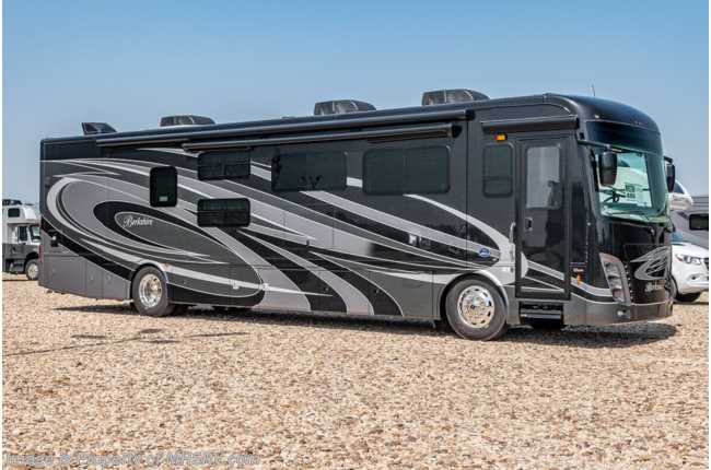 2022 Forest River Berkshire 40F 2 Full Bath Bunk Model Diesel Pusher RV W/ Stackable Washer & Dryer and Theater Seating