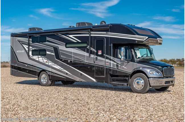 2023 Entegra Coach Accolade 37L Bunk Model Diesel Super C W/ Basement Cooler on Slide-Out Tray, Power Theater Seating Sofa, Combo W/D &amp; More
