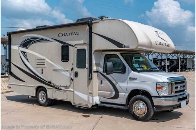 2018 Thor Motor Coach Chateau 22B W/ Power Door and Window Locks, Ext. Entertainment, Cab Over Bunk, Tilt Steering &amp; More