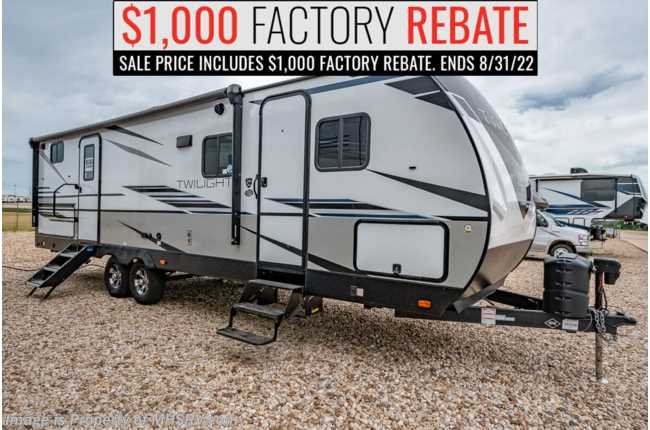 2022 Twilight RV TWS 2800 Bunk Model W/ Upgraded Appliance Package, 50AMP, Power Tongue Jack &amp; More