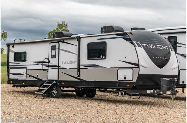 2022 Twilight RV TWS 3100 W/ Theater Seats, 50AMP, 2ndA/C, Black Out Shades, King Bed, Upgraded Appliance Pkg &amp; More