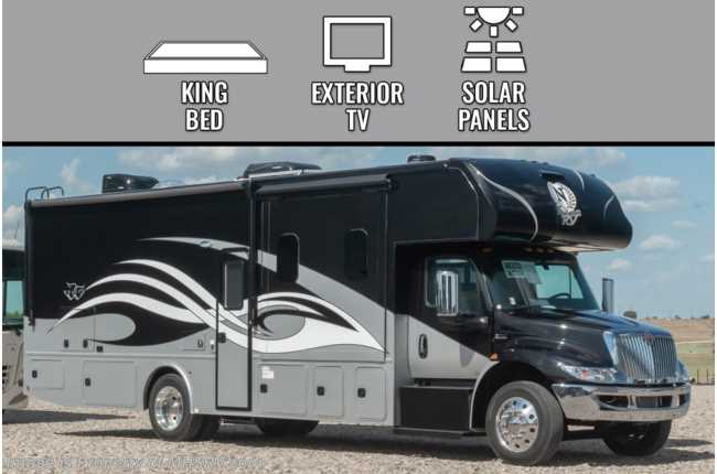 2023 Nexus Wraith 33W Super C W/ 300HP, King Bed, Exterior TV, Oven & Solar Panel
