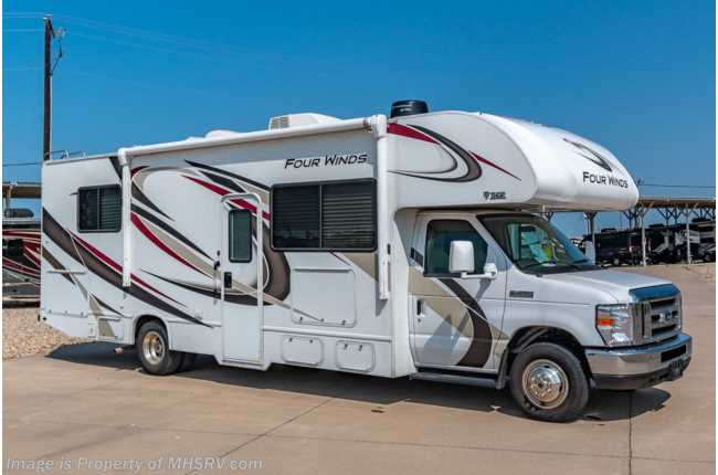 2020 Thor Motor Coach Four Winds 28Z W/ Cab Over Bunk, Ext. Entertainment, Tilt Steering, Pass-Thru Storage, Power Patio Awning &amp; More