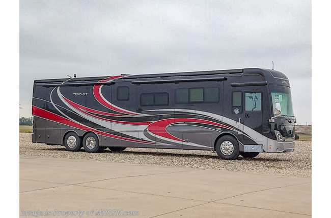 2022 Thor Motor Coach Tuscany 45MX Luxury Bath &amp; 1/2 W/ Beautiful Full Body Paint, Theater Seats &amp; Dual Power Slide Storage Trays