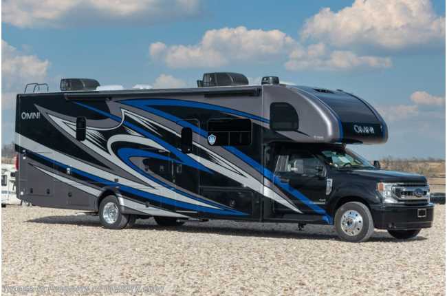 2022 Thor Motor Coach Omni RS36 Bunk Model Super C W/ Sleeper Sofa, Auto Leveling, FBP, Safety Tether &amp; MOre