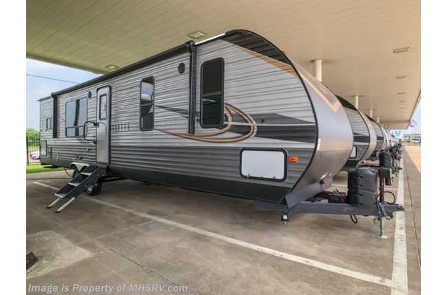 2022 Forest River Aurora 31KDS W/ Fireplace, 50AMP W/ 2ND A/C, HideABed, Alum Rims, Power Awning &amp; More