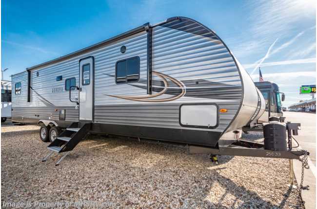 2022 Forest River Aurora 34BHTS Dual Master Bedroom RV W/ Fireplace, HideABed, Solar, Entertainment Pkg &amp; More