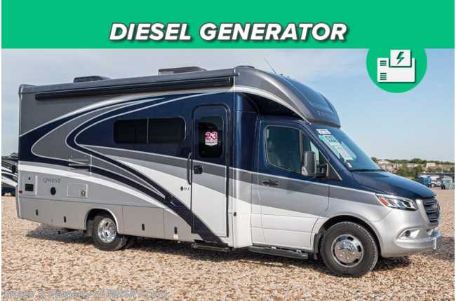 2023 Entegra Coach Qwest 24R Sprinter Diesel W/ Auto Leveling, Windshield Cover, Diesel Gen & More