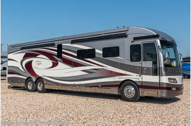 2012 American Coach American Eagle 45T Fleetwood American Eagle Bath &amp; 1/2 W/ Hydraulic Leveling, Ceiling Fans, King Bed, W/D &amp; More