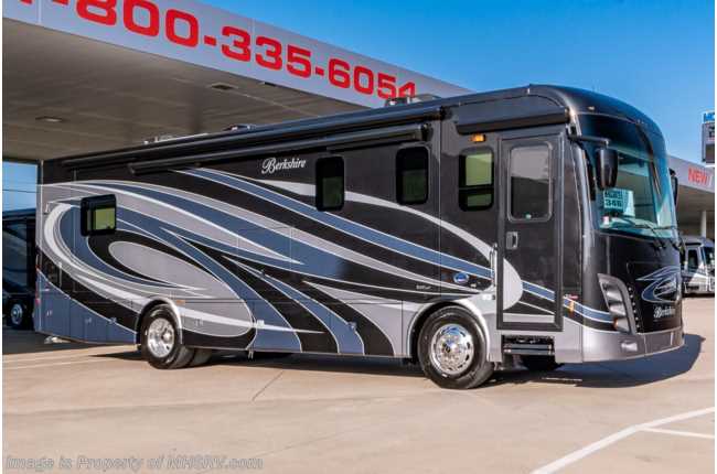 2022 Forest River Berkshire 34B Diesel Pusher W/ Satellite, Theater Seating, W/D &amp; More