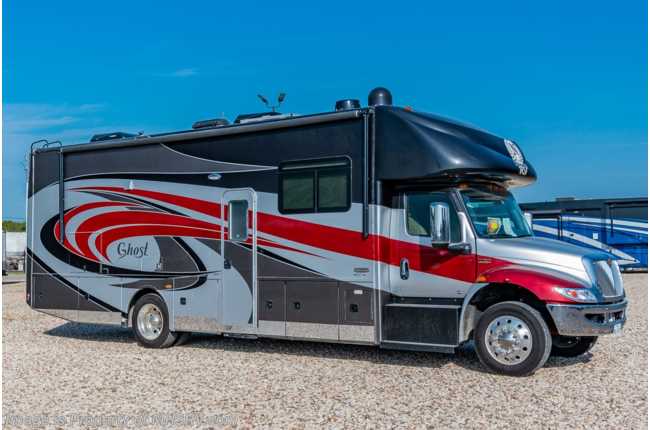 2021 Nexus Ghost 33DS Super C Diesel W/ Rims, Dual A/C, Power Roof Vents, W/D, 50Amp Pwr Reel, Hydraulic Leveling &amp; More