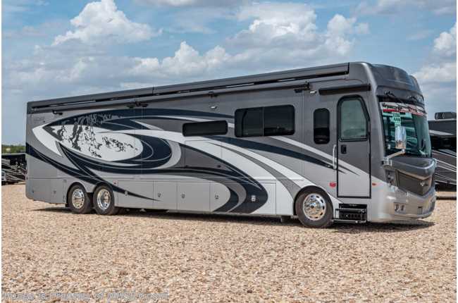2022 Fleetwood Discovery LXE 44B Bath &amp; 1/2, Bunk Model W/ Heated Floors, Motion Power Lounge, Drop Down Bed &amp; More
