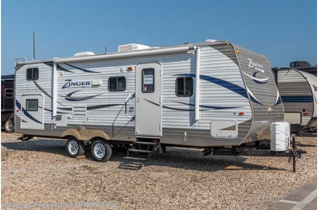 2012 CrossRoads Zinger ZT26BL W/ Ducted A/C, 7 FT Ceilings, Oven, Patio Awning, Pass-Thru Storage &amp; More