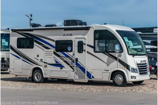 2022 Thor Motor Coach Axis 24.1 W/ Home Collection, Elec Stabilizer System, Power Driver Seat, Solar, Heated Tanks &amp; More