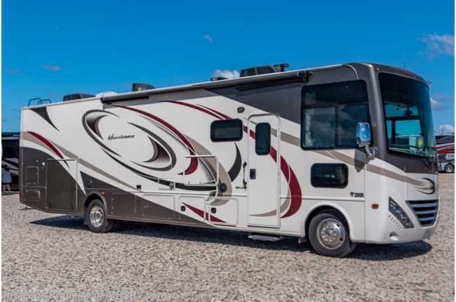 2017 Thor Motor Coach Hurricane 34F W/ Auto Leveling, W/D, O/H Bunk, King, Dual A/C, Ext. Entertainment &amp; Shower