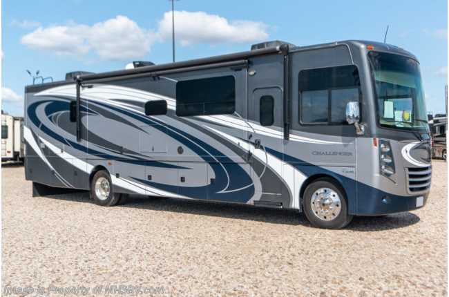 2017 Thor Motor Coach Challenger 37YT W/ Power OH Bunk, King, W/D, Dual Pane Windows, Fireplace &amp; More