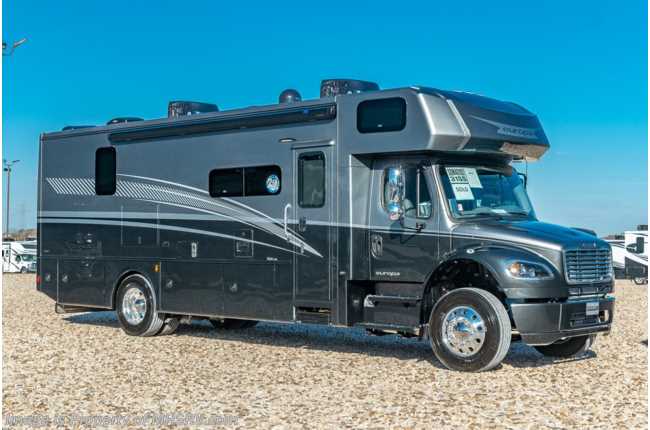 2022 Dynamax Corp Europa 31SS Super C W/ King Bed, Cummins Diesel Turbo Engine, Theater Seating, Air Ride Seats w/ Swivel Bases