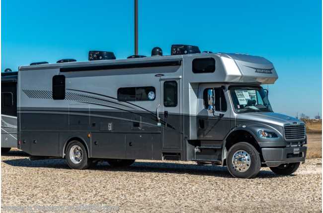 2022 Dynamax Corp Europa 31SS Super C W/ King Bed, Theater Seating, Turbo Diesel Engine, Air Ride Seats w/ Swivel Bases