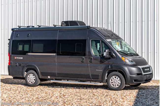 2022 Entegra Coach Ethos 20A W/ Solar, Touch Screen With Back-Up Cam, Bike Rack, 4 Captains Chairs