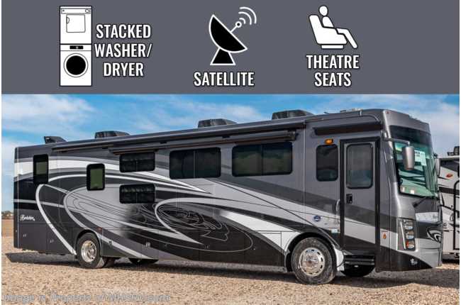 2023 Forest River Berkshire XL 40C -380 Bath &amp; 1/2 Bunk House W/ Theater Seats, King, Heated Floors, Stack W/D &amp; Satellite