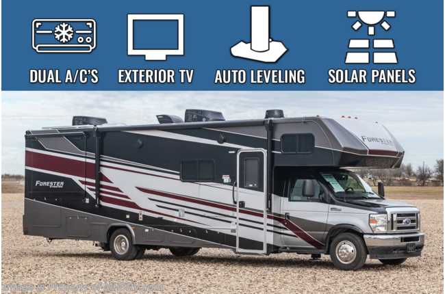 2023 Forest River Forester 3011DS W/ Power Theater Seats, Solar, Ext. TV, Auto Leveling, Swivel Seats &amp; More