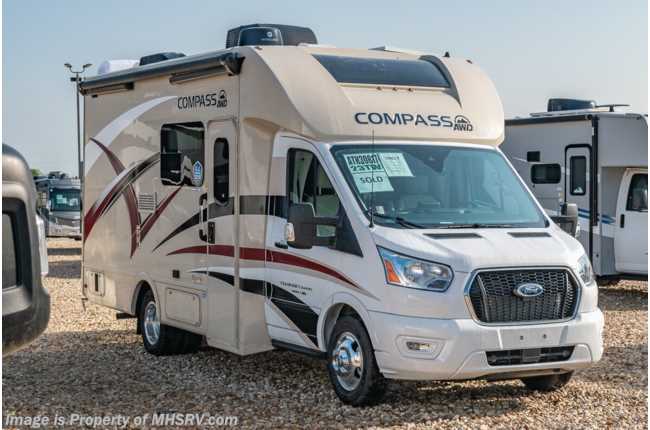 2022 Thor Motor Coach Compass 23TW All-Wheel Drive (AWD) Luxury B+ EcoBoost® Edition W/ Attic Fan, Upgraded A/C &amp; More