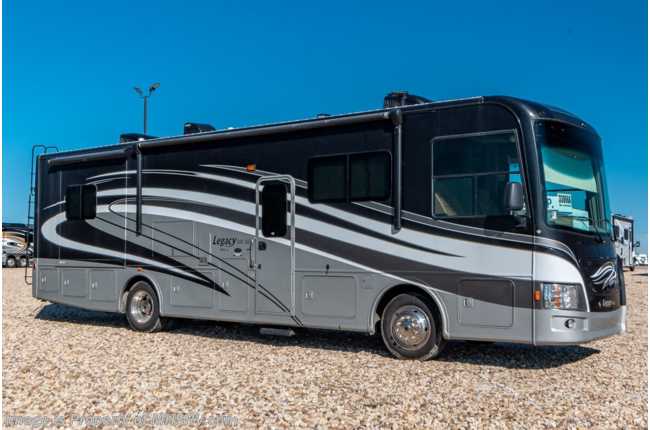 2015 Forest River Legacy 340KP W/ Res. Fridge, W/D, Power Roof Vents, Theater Seats, GPS, Dual Pane Windows, Ext. Shower