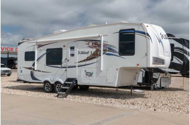 2011 Forest River Wildcat 282RK W/ 2 Slides, 7 Ft Ceilings, Power Patio Awning, 3 Burners, Ceiling Fans &amp; More
