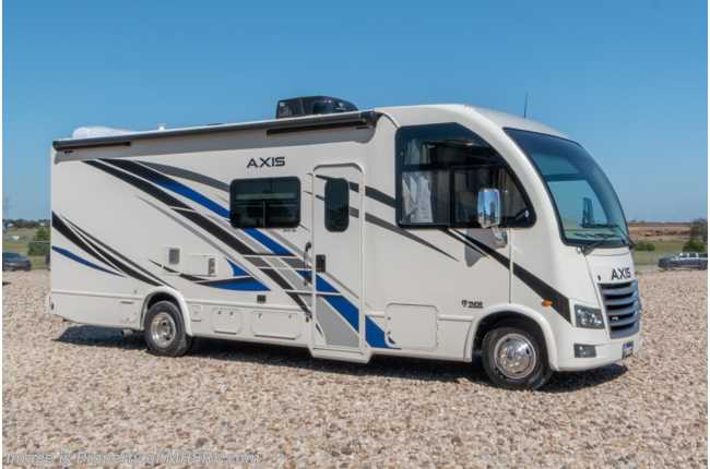 2022 Thor Motor Coach Axis 25.6 W/ Power OH Bunk, Ext. Entertainment, 3 Cam Monitoring, Auto Leveling &amp; Low Mileage