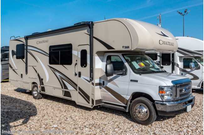 2019 Thor Motor Coach Chateau 31Y W/ Dual A/C, GPS, Power Roof Vents, 3 Cam Monitoring, Elec Burner &amp; More