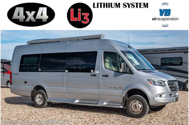2023 Coachmen Galleria 24Q 4x4 Sprinter Diesel W/ Polar Pkg., Sumo Springs, Li3 Lithium Battery, VB Air Suspension, Aluminum Rims &amp; More