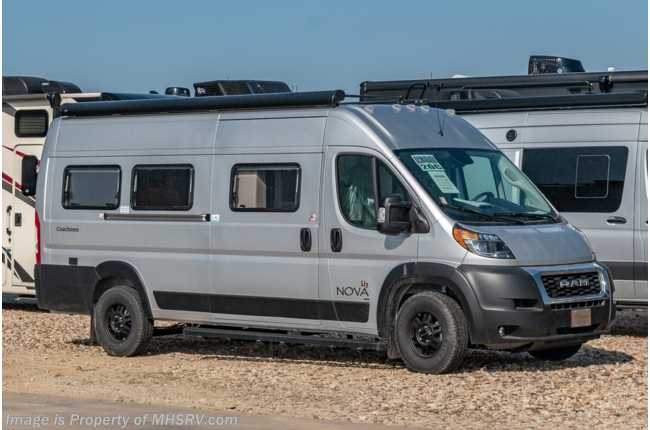 2022 Coachmen Nova 20C W/ Cozy Wrap, Wi-Fi, Tank Heaters, Lithium Batteries, Black Rims & Induction Cooktop