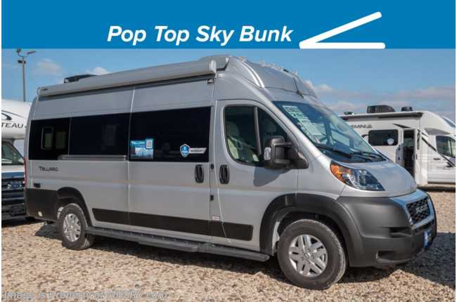 2023 Thor Motor Coach Tellaro 20J W/ New 9 Speed Tranmission, Large Digital Display, Swivel Seats & Retractable Rooftop