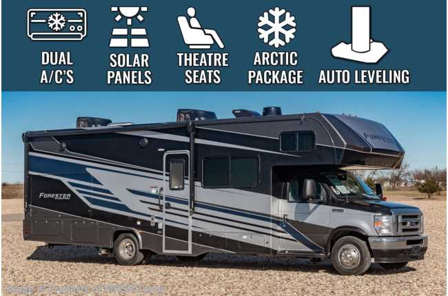 2023 Forest River Forester 2861DS W/ Dual A/Cs, Solar, Arctic pkg, Auto Leveling, Swivel Seat &amp; More