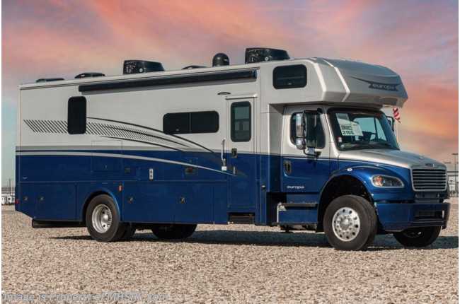 2022 Dynamax Corp Europa 31SS Super C W/ Theater Seating, Turbo Diesel Engine, Air Ride Seats w/ Swivel Bases