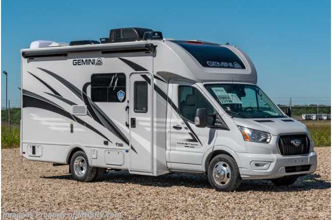 2023 Thor Motor Coach Gemini 23TW All-Wheel Drive (AWD) Luxury B+ EcoBoost® Edition W/ Upgraded Cabinetry, High Output Roof A/C & More