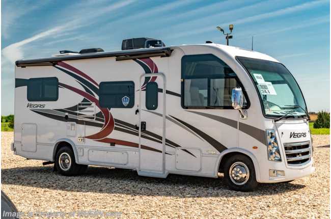 2022 Thor Motor Coach Vegas 24.1 W/ Solar, Bedroom TV, Heated Tanks, Electric Stabilizer System &amp; More