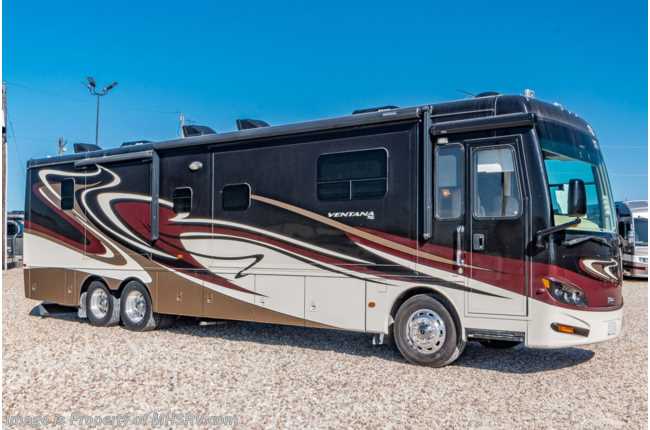 2014 Newmar Ventana 4037 Bath &amp; 1/2 W/ Elec Burners, Res. Fridge, Safe, Fireplace, Power Patio &amp; Door Awnings &amp; Much More