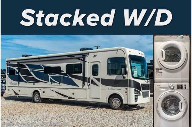 2023 Coachmen Mirada 35OS W/ Theater Seats, King Bed w/ Stack W/D, Ext TV &amp; More!