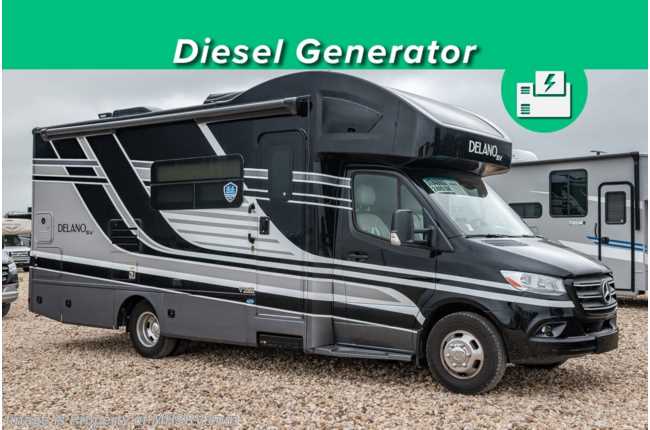 2023 Thor Motor Coach Delano Sprinter 24FB SV Sprinter Diesel W/ Auto Leveling, Diesel Gen, Safety Tether & More