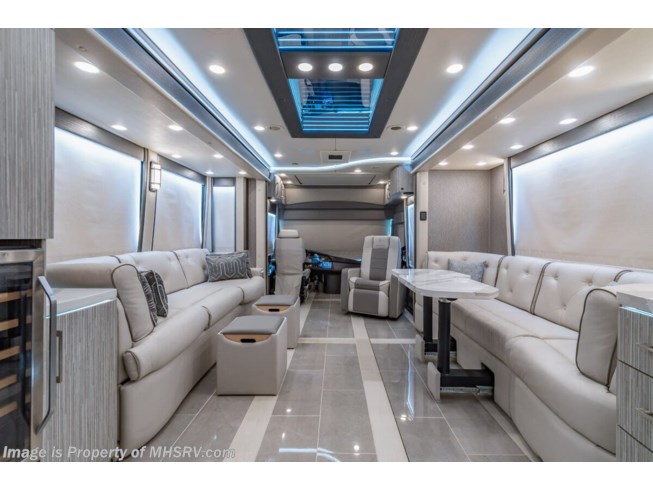2024 Foretravel Realm Presidential Luxury Villa Master Suite (LVMS) Bath & 1/2 - New Diesel Pusher For Sale by Motor Home Specialist in Alvarado, Texas
