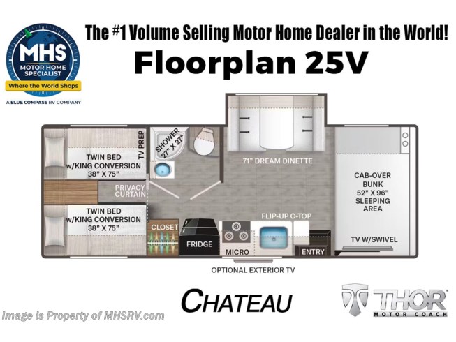 Manufacturer changes and/or options may alter floor plan of unit for sale.