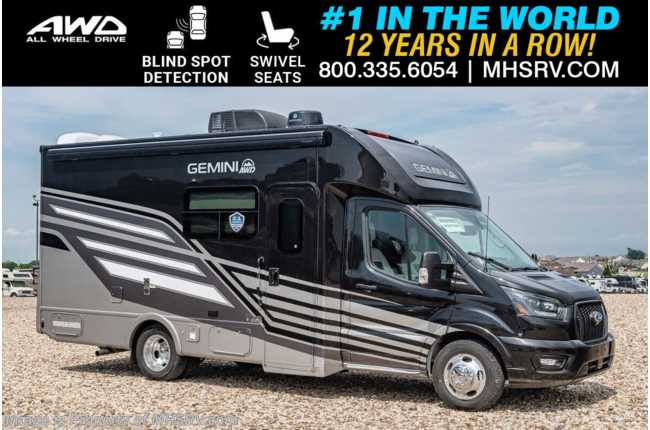2025 Thor Motor Coach Gemini 23TW All-Wheel Drive (AWD) Luxury B+ EcoBoost® Edition W/ Blind Spot Detection & Much More
