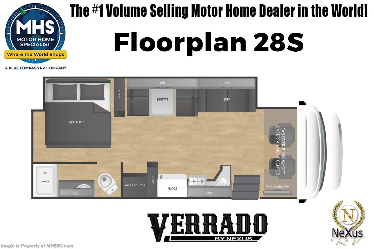 Floorplan of 2025 Nexus Verrado 28S